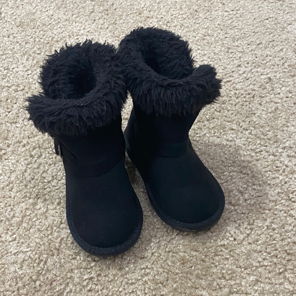 Cozy Black Kids Boots Children’s Place